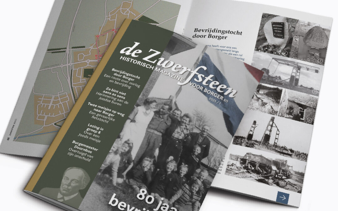 De Zwerfsteen wordt eenmalig gratis verstrekt ter ere van 80 jaar bevrijding