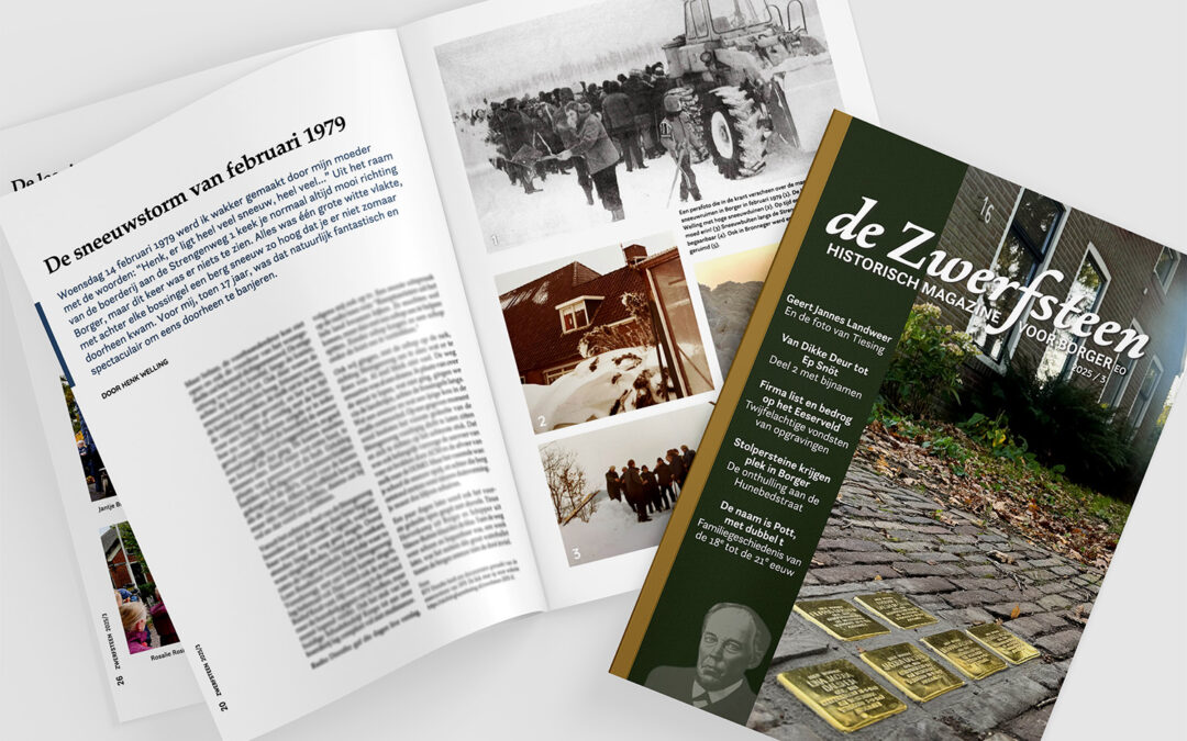 Nieuwe editie van De Zwerfsteen: Hoe Henk Welling de verschrikkelijke sneeuwstorm van 1979 beleefde